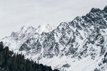 高清苍凉雪山背景