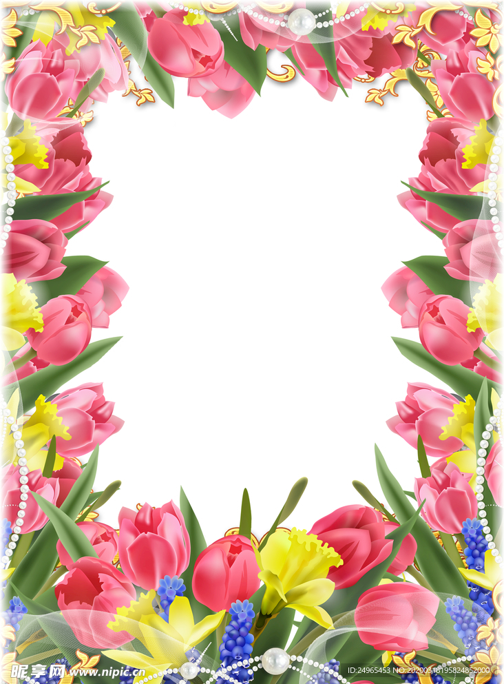 花朵背景插图