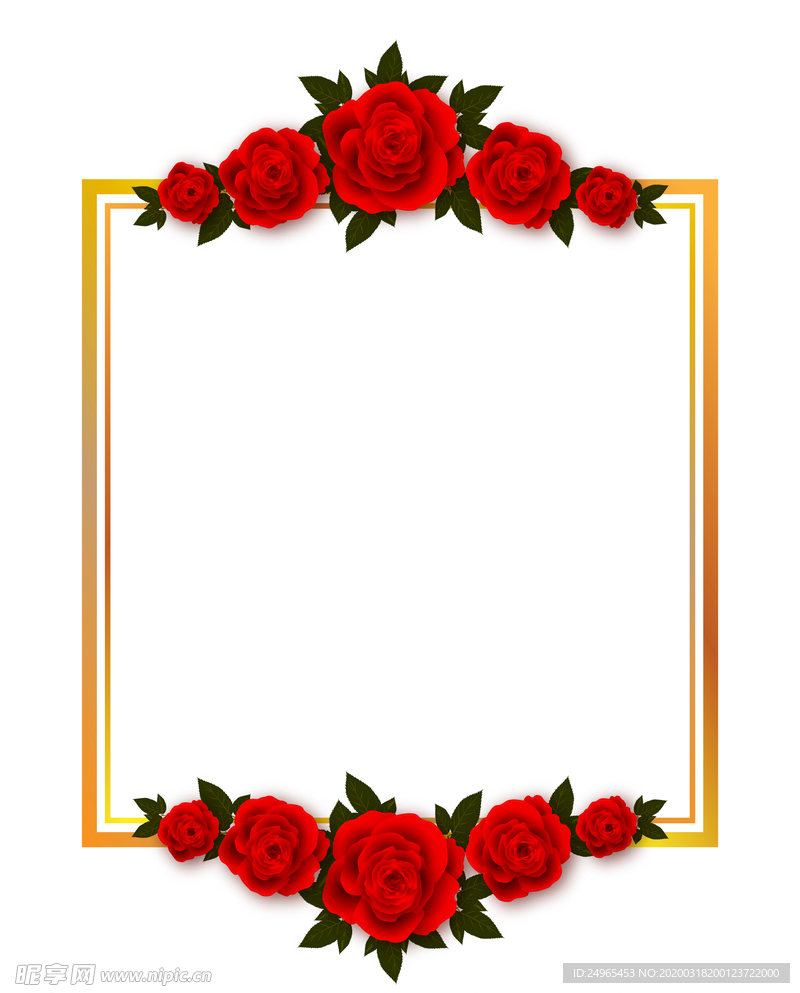 花环边框