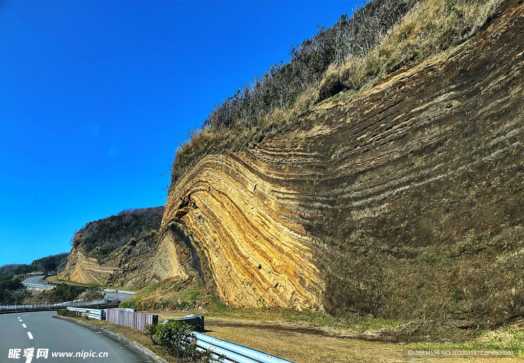 地层 角剖面图 大岛东京都面积