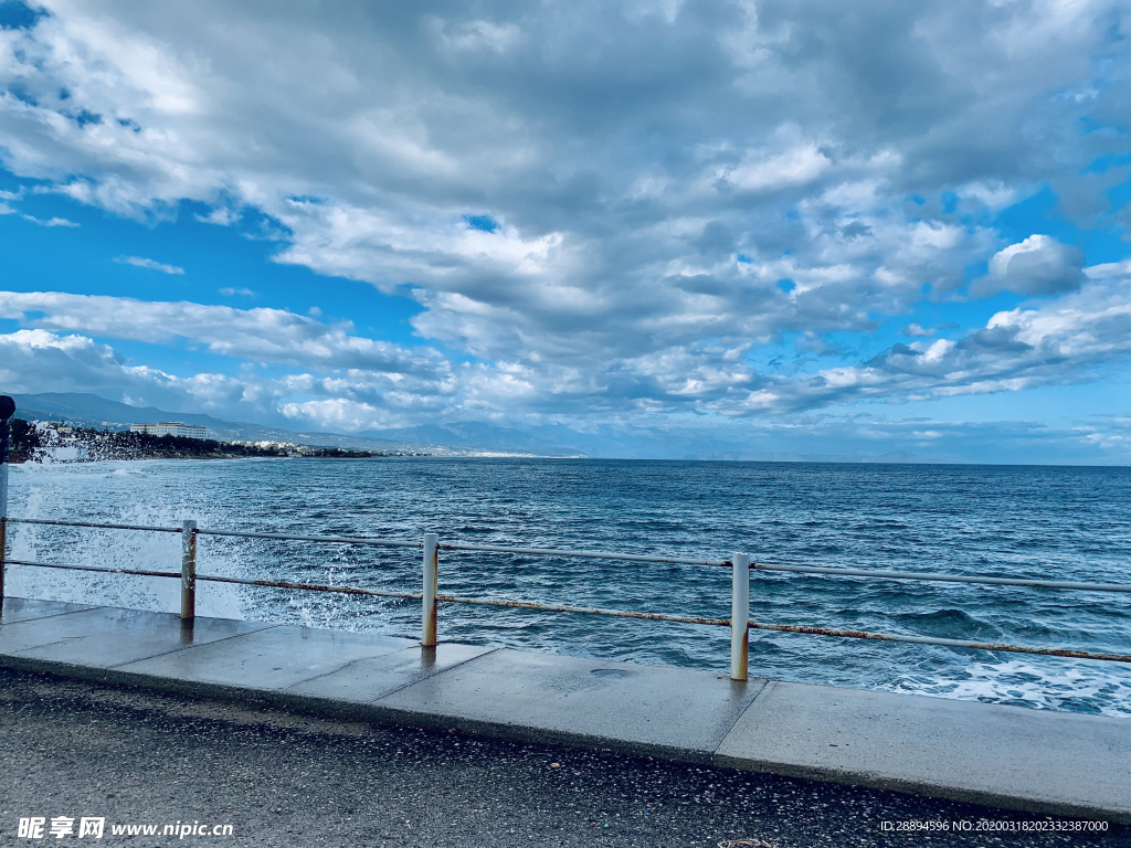 海 风暴 希腊 波 水 科斯塔