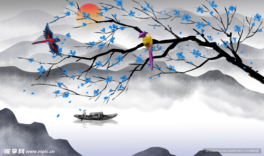 山水画