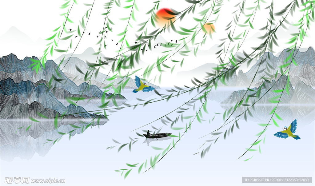 山水画
