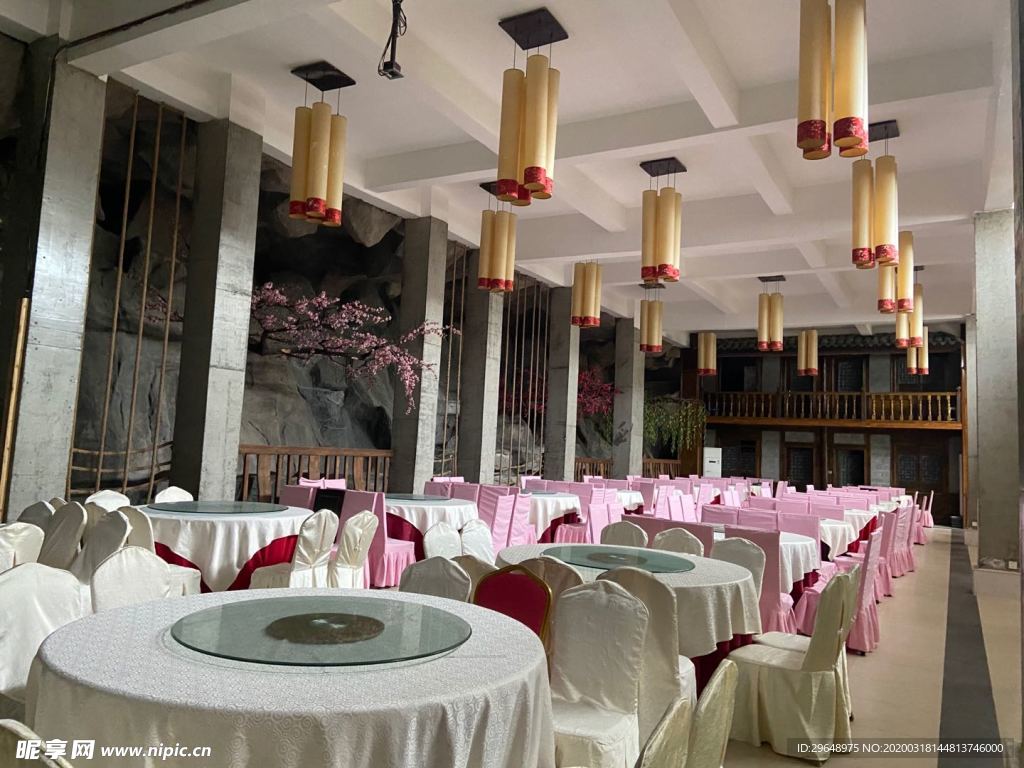 中式酒店 宴会厅 豪华 吊灯
