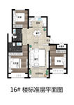 户型彩色平面