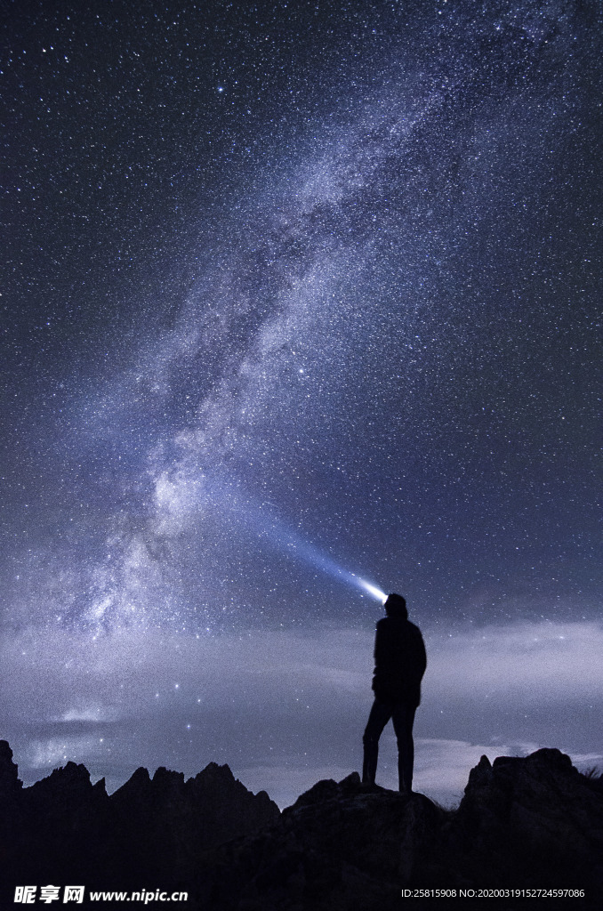 星空宇宙星球极光图片