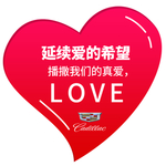 手举牌爱心