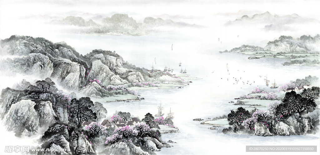 国画山水