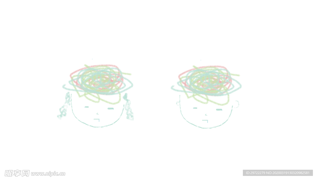 趣味清新小人物情头头像