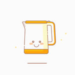 生活用品 可爱电热水壶 GIF