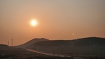 落日 夕阳 黄昏 远山 思念