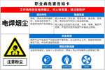 职业病危害告知卡 电焊烟尘