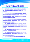 安全管理人员工作职责