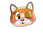 猫头卡通绘画