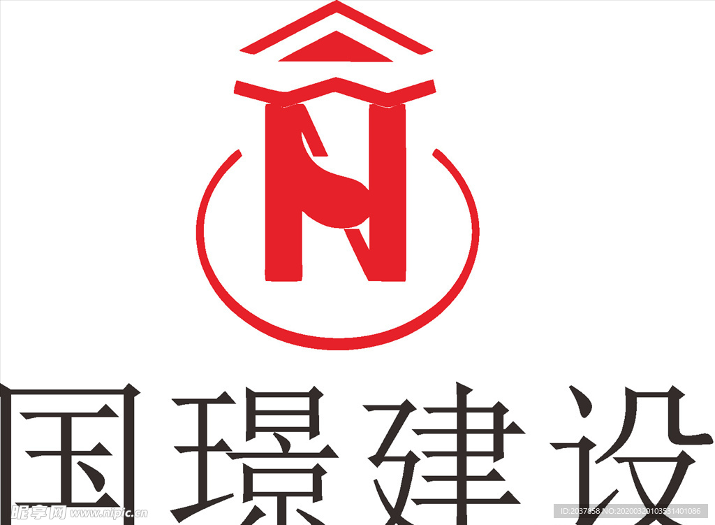 国璟建设 建筑 LOGO 标志