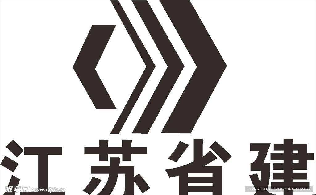 江苏省建 建筑 工程 LOGO