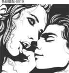 男女情侣矢量图