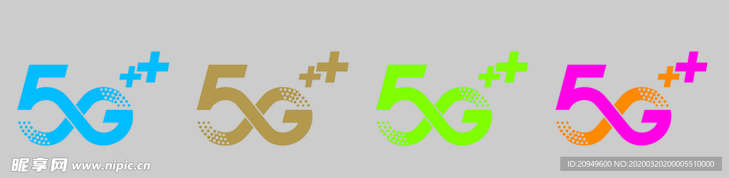 5G图标志素材