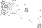 对角花矢量图片素材