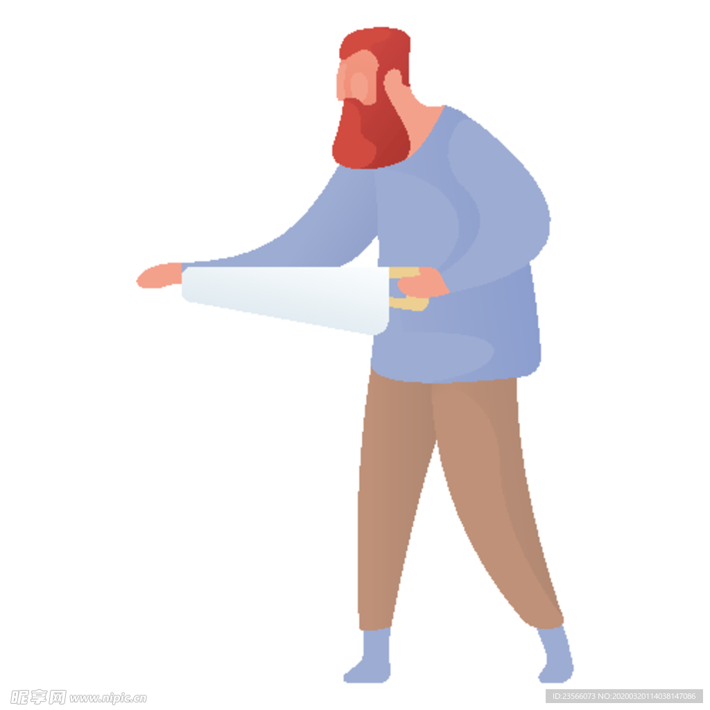 人物形象矢量插画