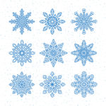 矢量雪花
