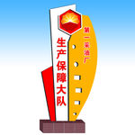 油田指示牌