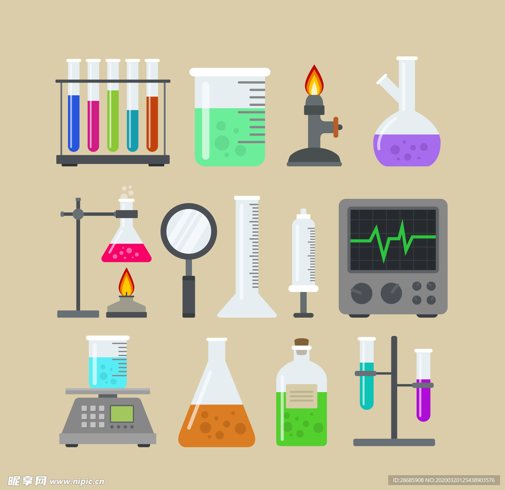 矢量科学实验器材