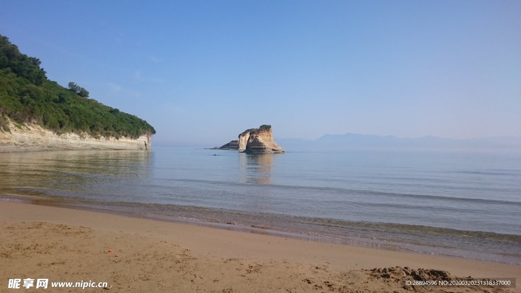 希腊 科孚 海 岛 性质 夏天