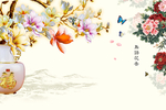 3D电视背景墙 电视背景墙