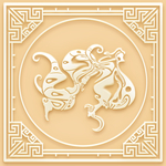 吊顶天花玉雕上古神兽