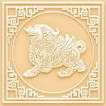 吊顶天花玉雕上古神兽
