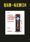 停车牌指向牌公共牌导视
