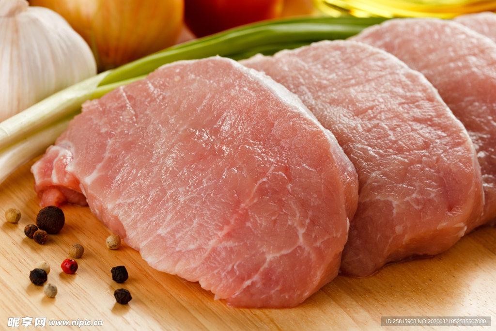 猪肉五花肉里脊肉冷鲜肉图片