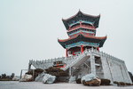 山东莱芜雪野湖古建筑