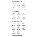洗涤说明 洗涤图标