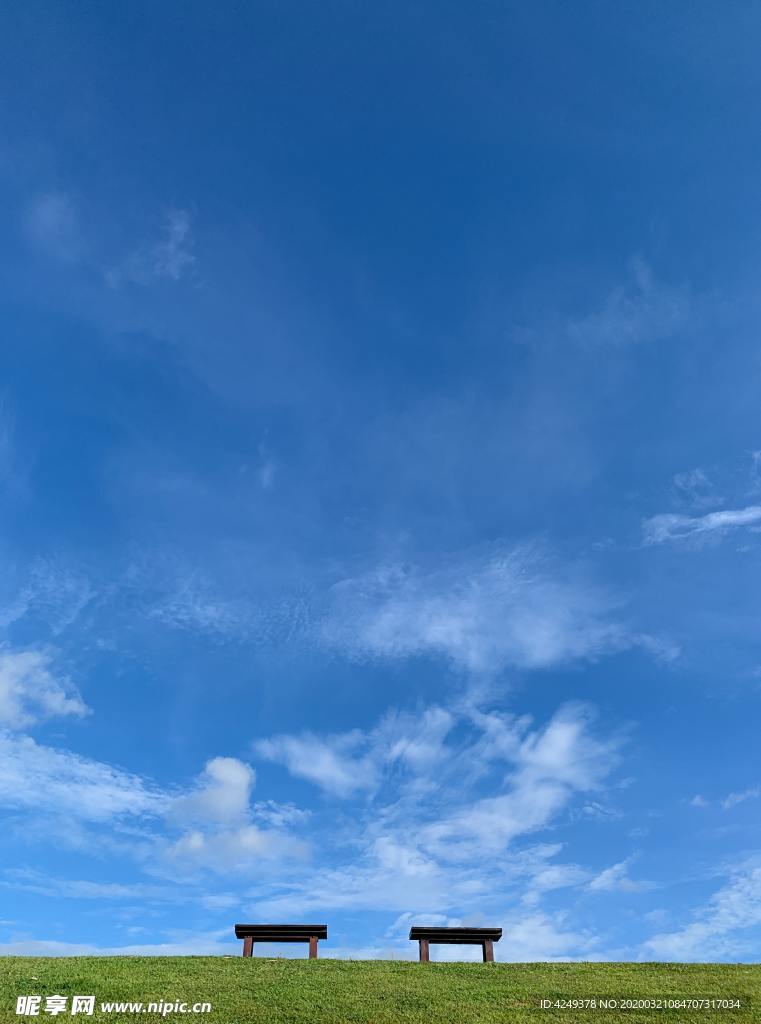 天空下的草原