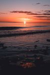 海上夕阳日出景色
