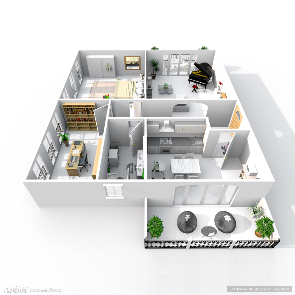 3D建筑模型
