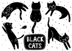 卡通猫咪花纹图案