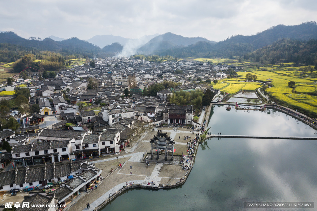西递古村落