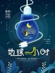 地球一小时环保灯泡关灯一小时节