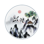 水墨诗画 装饰画 中国风水墨