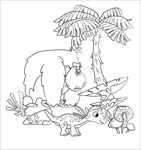 动物线描图