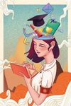 女生节女神节知识女性漫画手绘