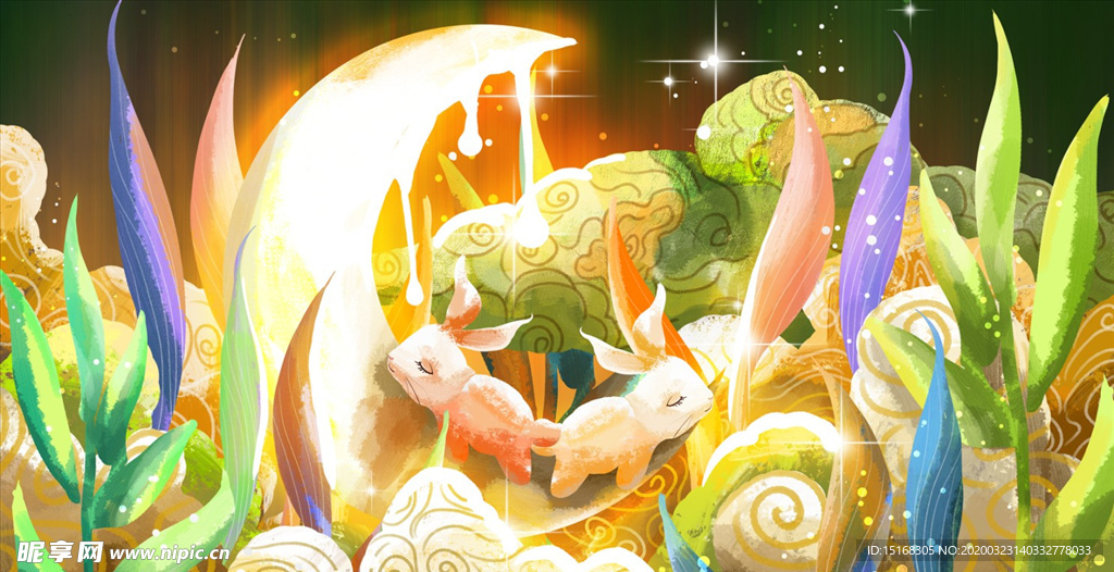 中秋节插画
