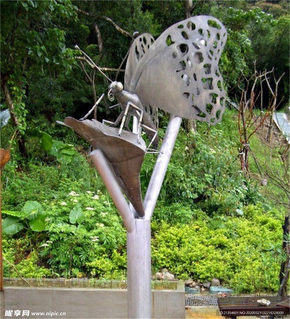 蝴蝶雕塑