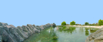 山水景观小场景