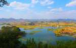 普者黑山水田园风光