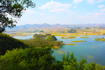 普者黑山水田园风光