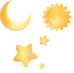 太阳星星月亮